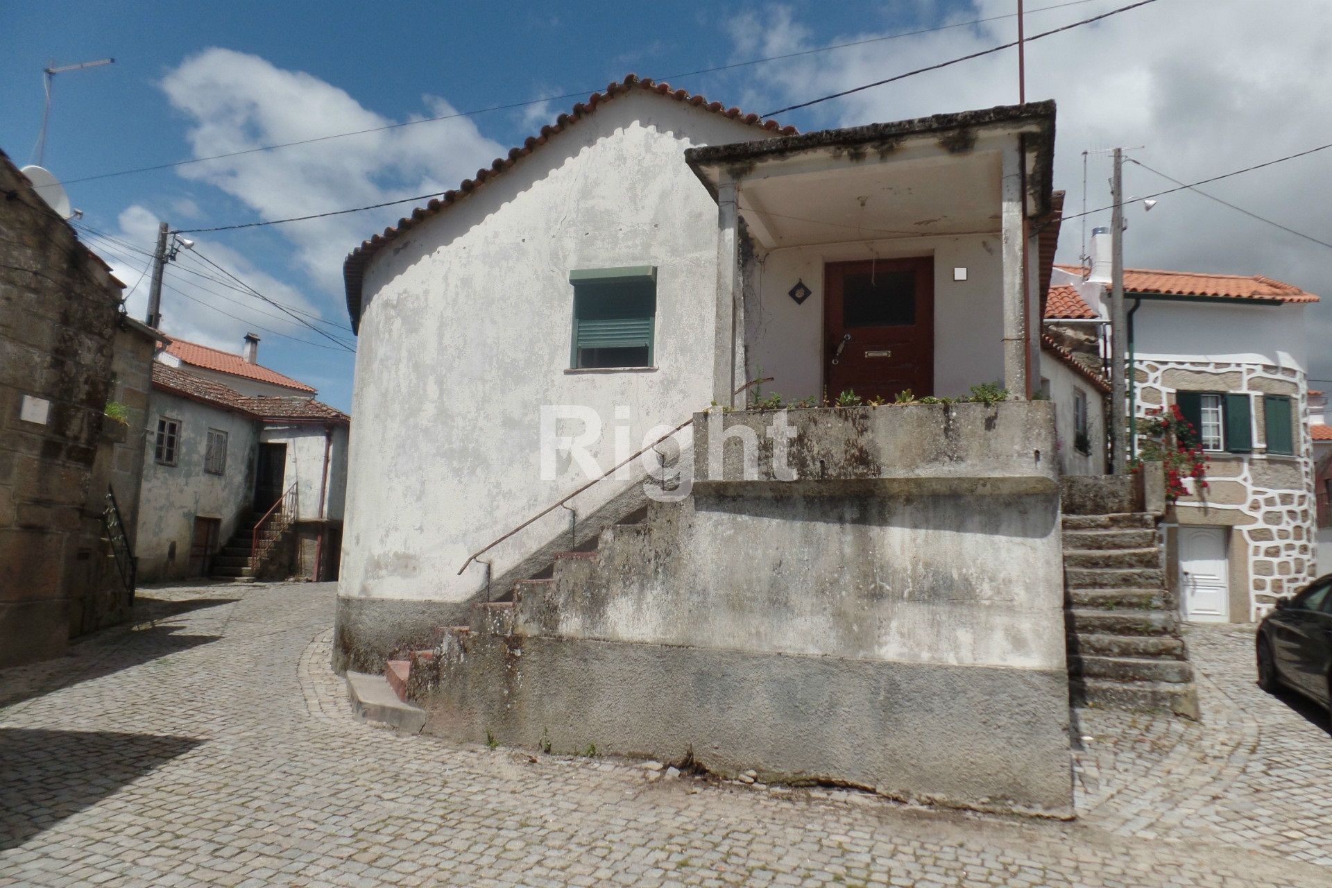 Casa Serrana De Pedra Na Aldeia De Casal Vasco