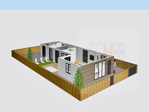 lote urbano 176 m2 implantação
