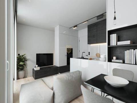 Apartamento T1+1 novo para venda na baixa do Porto