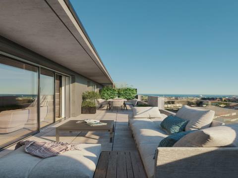 T3 Duplex - Rooftop in the luxury private condominium Ocean Terrace, for sale at Leça da Palmeira