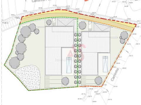 Land for construction with 1.560 m2 in Santa Eulália, Vizela