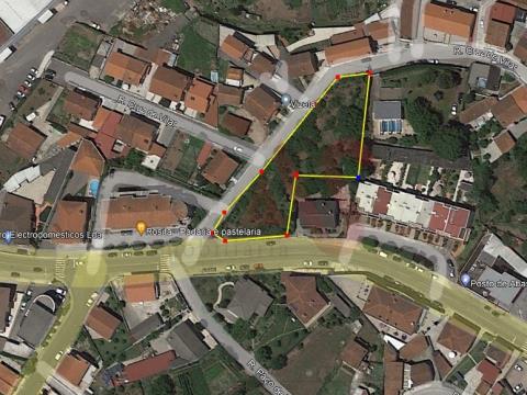 Terreno para arrendar com 1.895 m2 em São João, Vizela
