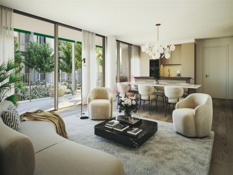 Apartamento T1 NOVOS desde 545.000€ no Empreendimento Prata Riverside Village - Edifício ART