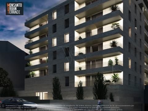 Apt. T2 - Condomínio Fechado com varanda de 12 m2 - Jardim d´Arca d´Agua