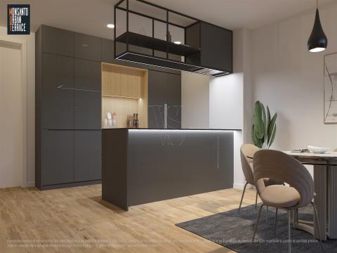 Apartamento T2 - Condomínio Fechado c/varanda de 14 m2 - Jardim d´Arca d´Água