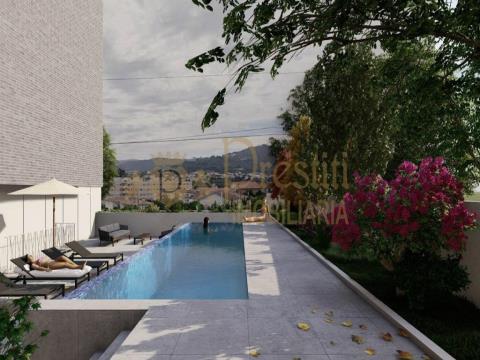 3 habitaciones en Condominio con piscina en la ciudad de Vizela