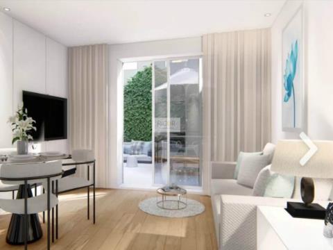 Apartamento T1 novo com terraço a 500mts da praia de Matosinhos