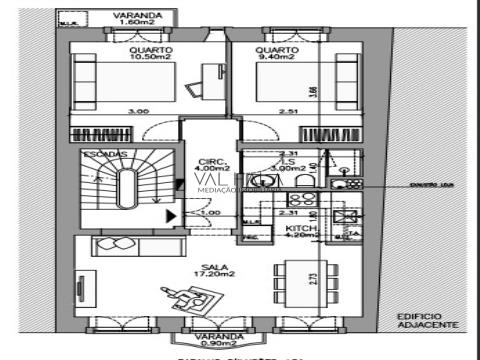 2-BEDROOM APARTMENT, TWO FRONTS, 61 m² SÃO VICENTE LISBON