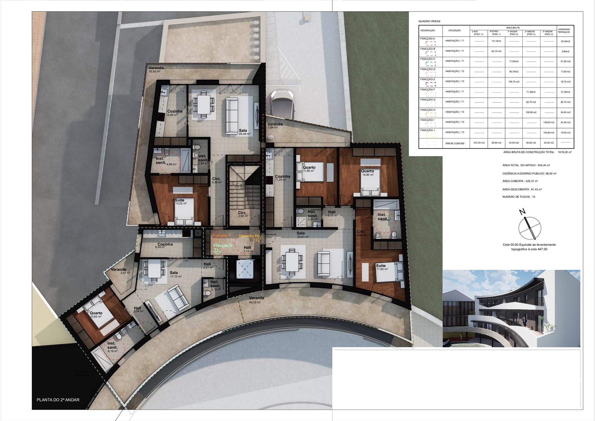 Apartamiento 3 habitaciones, Viseu, Viseu