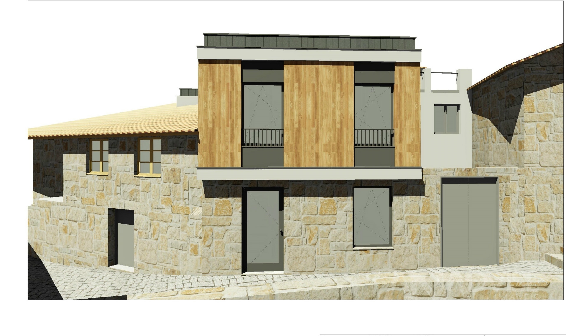 Detached house to restore T4