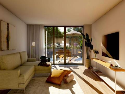Apartamento NUEVO de 3 dormitorios en condominio residencial con jardín y piscina